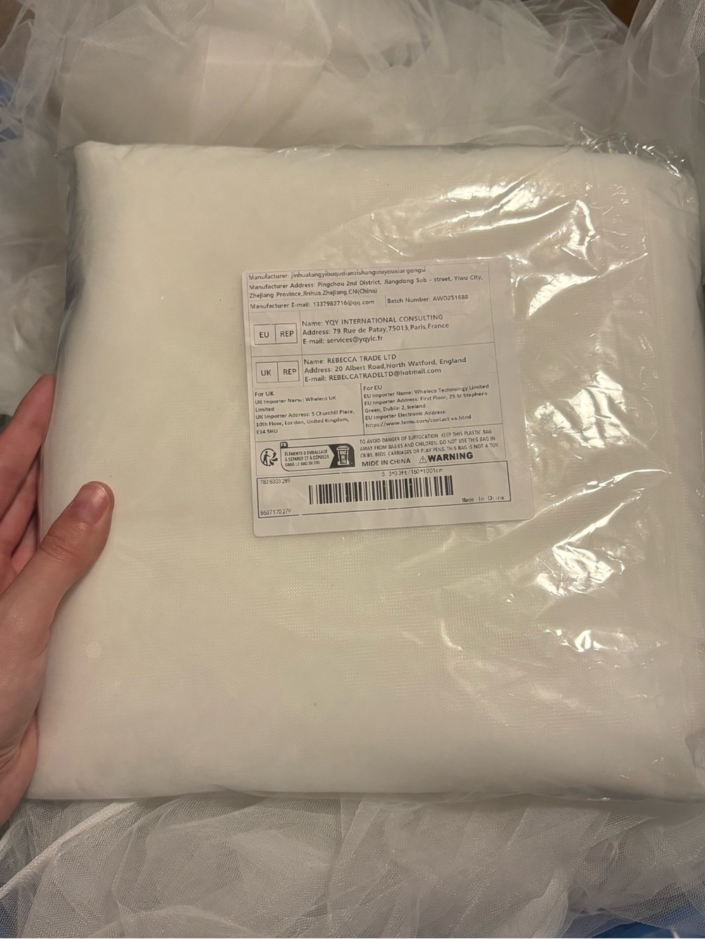 MASSIVE BUNDLE White Tulle Draping Fabric - Wedding & Event Decor